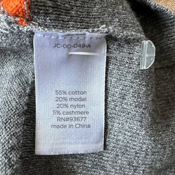 🛍️jCP multi color long cardigan with button closure size large excellent. - Picture 3 of 6